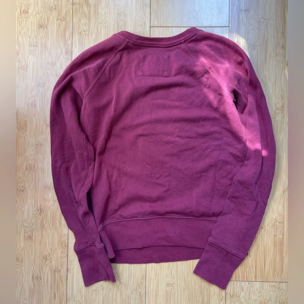 Abercrombie & Fitch Red Crewneck Pullover - Picture 3 of 4